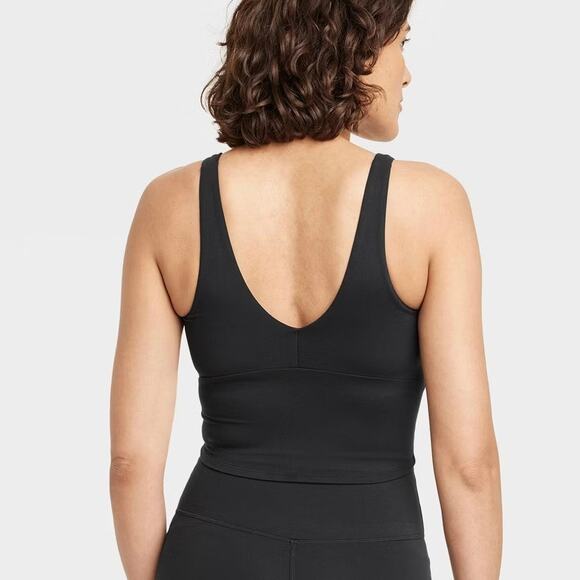 Women’s FLEX V- NECK TANK SPORTS BRA Size XS -Active Wear All In Motion NWT - Picture 13 of 13